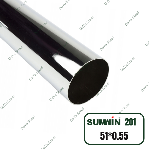 لوله 51 ضخامت 0.55 میلیمتر آلیاژ 201